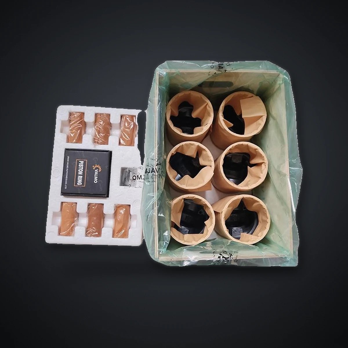 Группа поршневая SHACMAN WD615 E2-3A комп 612600900075 (порш 612600030011+гильза 612630010015) VALMO VALMO0000010