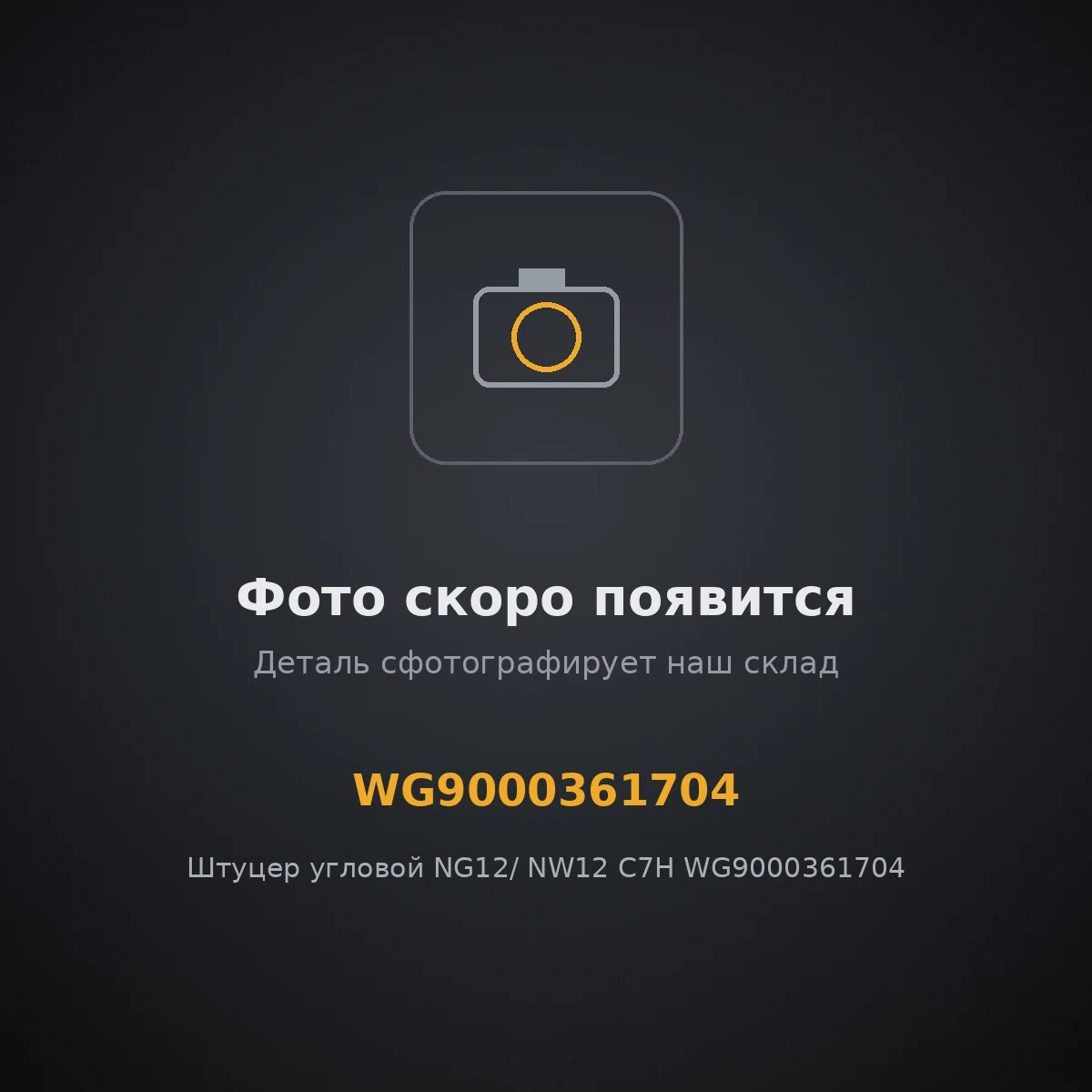 Штуцер угловой NG12/ NW12 C7H WG9000361704 VMTRUCK WG9000361704